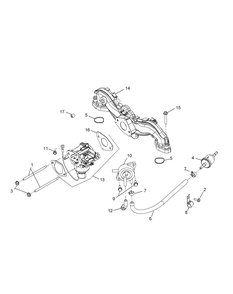 Kohler Kt745-3001 Fuel System Diagram and Parts List for XT2-GX54KH (14A7A3CA010)(2015) Cub Cadet Lawn Tractor